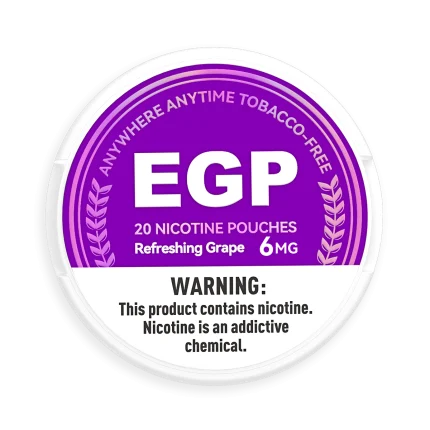 EGP Grape Nicopods, 6 mg can