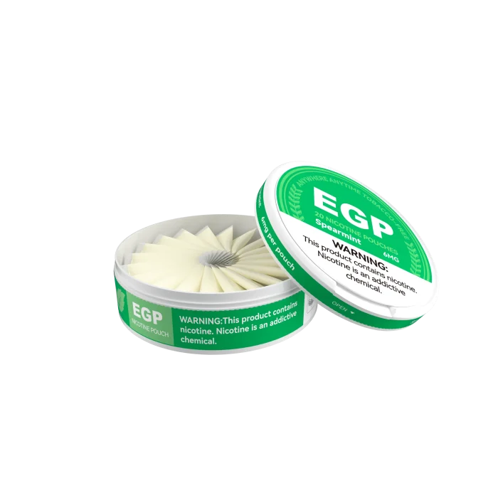 EGP Spearmint Nicopods, 6 mg can