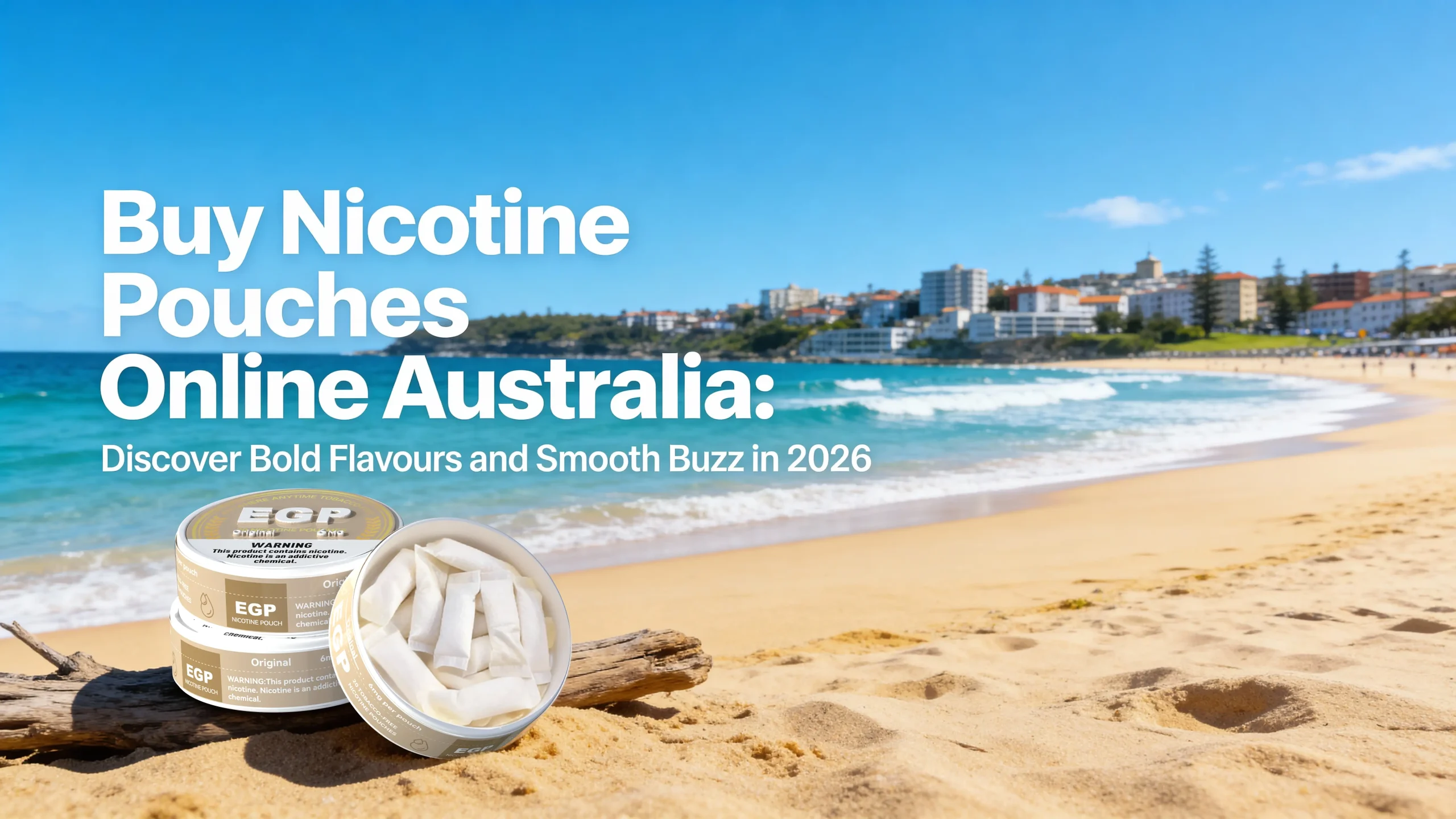 Cover of the buy Nicopods online Australia guide on a beach